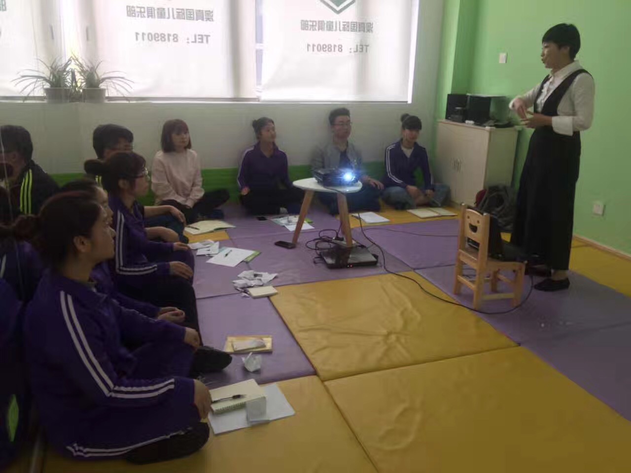 京師澳真總部楊老師為濱州澳真國際兒童俱樂部團隊內(nèi)訓